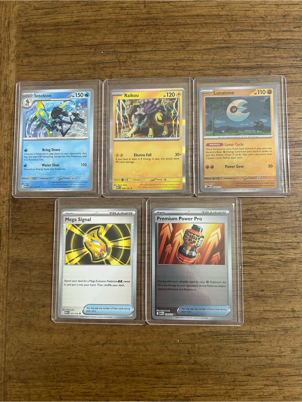 2025 Pokémon MEG EN - Bundle of 5 cards